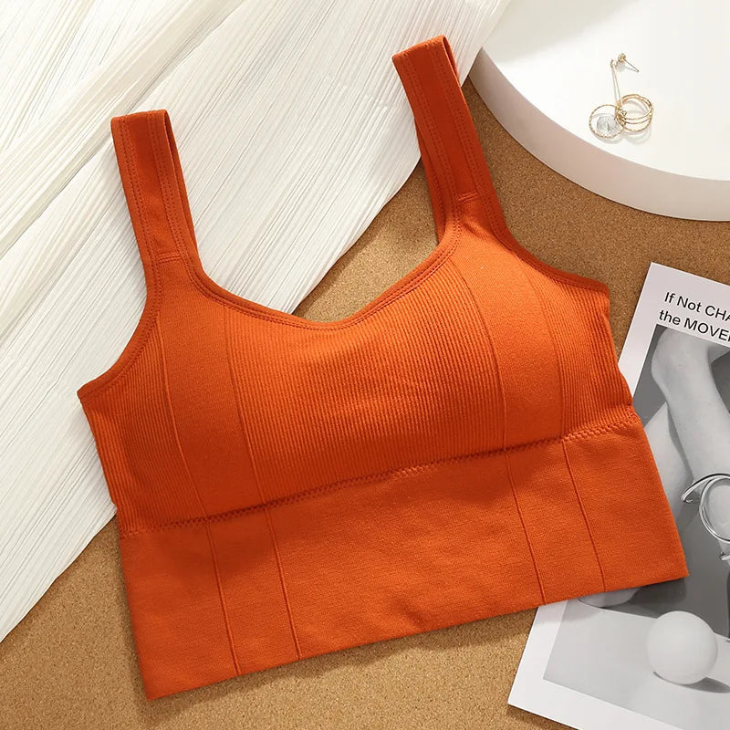 Brassière de sport sans coutures