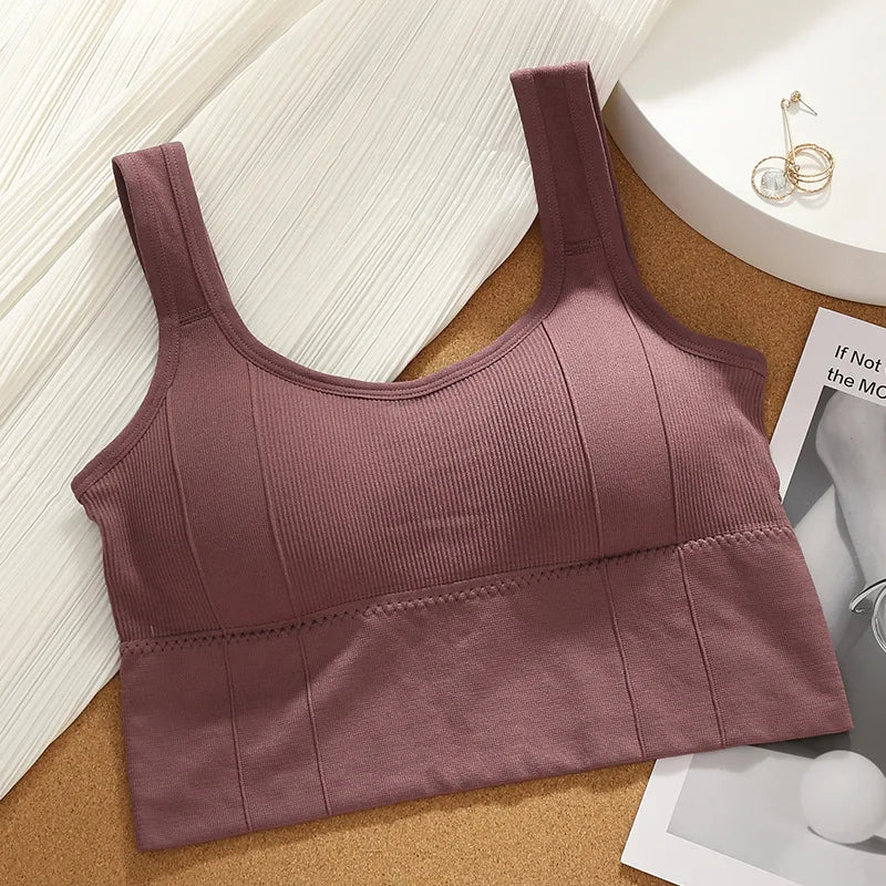 Brassière de sport sans coutures