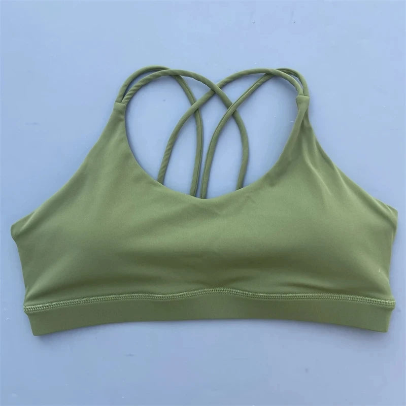 Brassière de sport moulante