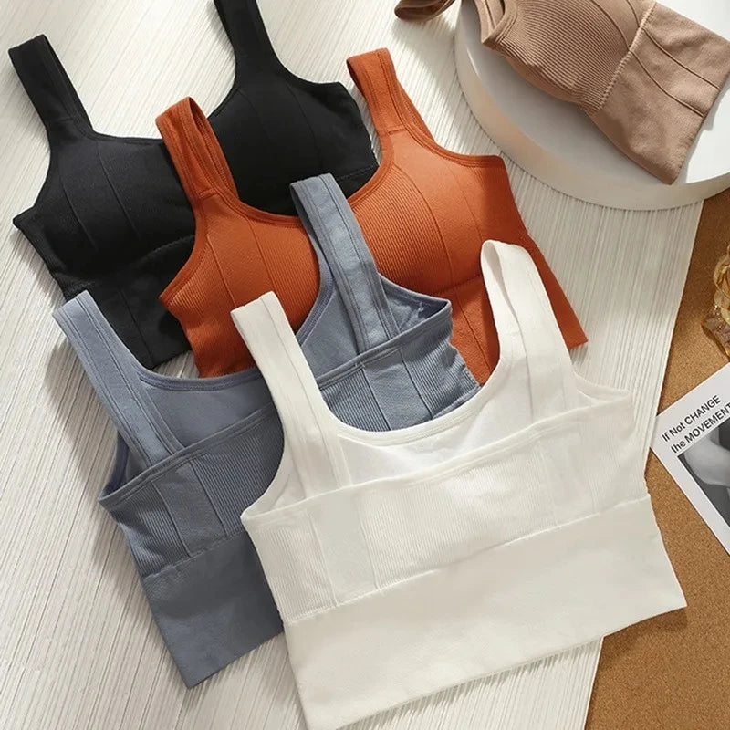Brassière de sport sans coutures