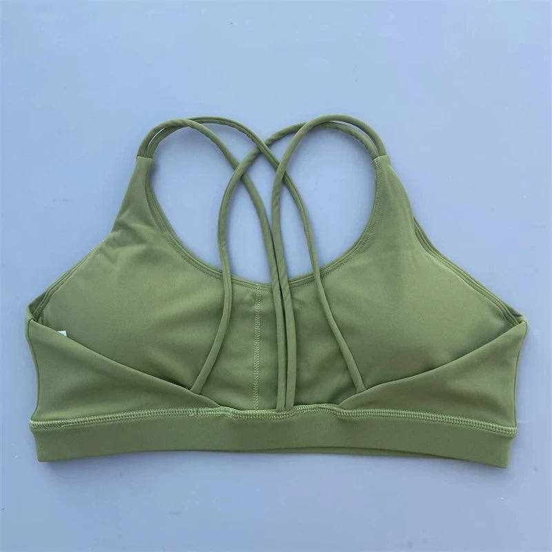 Brassière de sport moulante