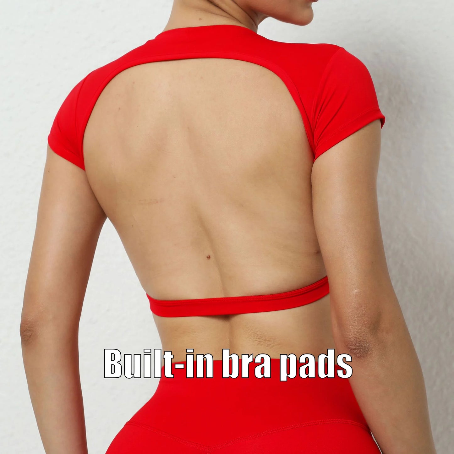 T-shirts de sport dos nu