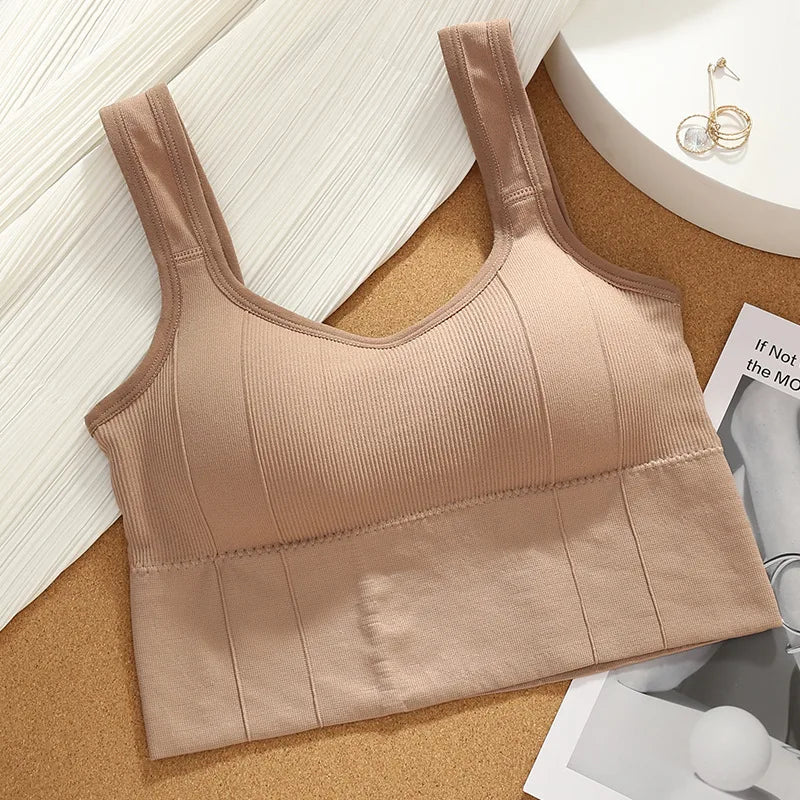 Brassière de sport sans coutures