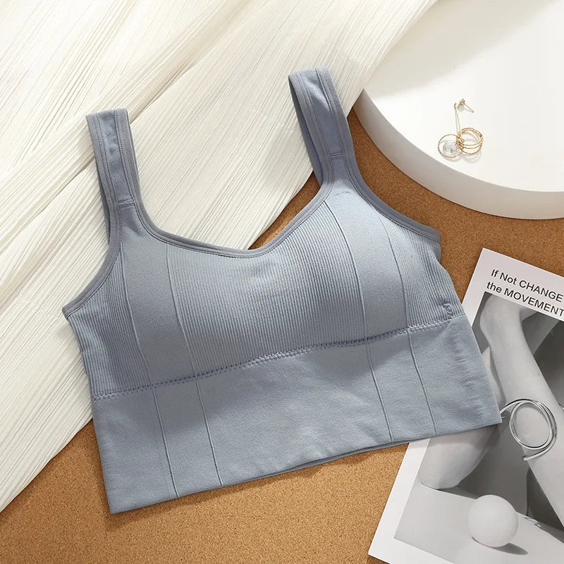Brassière de sport sans coutures