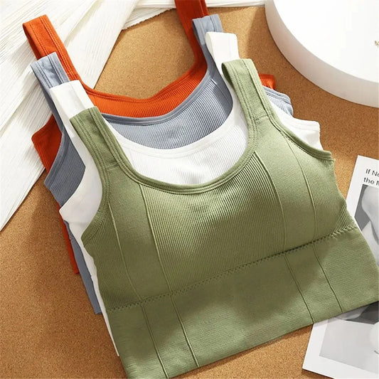 Brassière de sport sans coutures