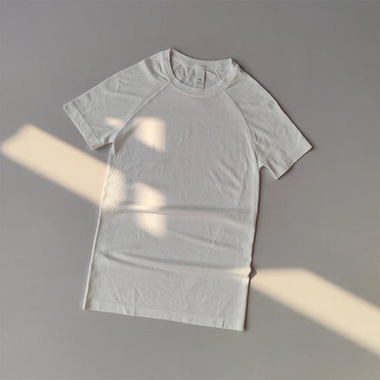 T-shirt de sport à manches courtes col rond